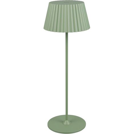 [GEBRAUCHT] B-Ware Reality Leuchten Tischlampe Akku Lampe LED Suarez grün Metall 39 cm (1/2)