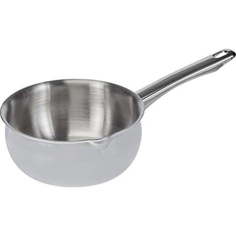 IBILI, Pentolino ricurvo Prisma, 16 cm, acciaio inox, adatto per piani cottura a induzione. (1/4)