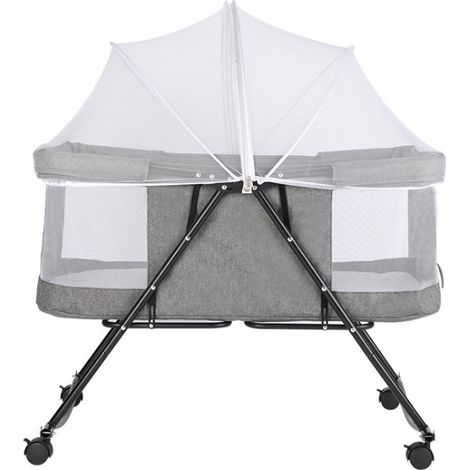 Baby Reisebett Beistellbett Moskitonetz Baby Kinderbett komplett klappbar mobil (1/5)