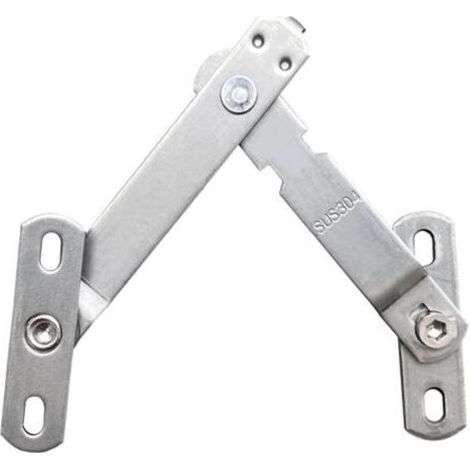 Schlanker Fensterbegrenzer aus Edelstahl. Praktische Fensterverriegelung. Fensterstopper. Schützt die Fensterstabilität. Für größere Fensterwinkel. Fensterstopper. (1/5)