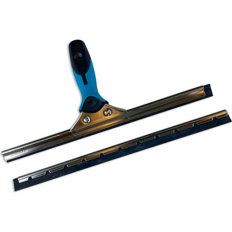 Raclette lave-vitre en inox Moerman Qualité hyper-pro - Quantité x 1 - Longueur 35 cm