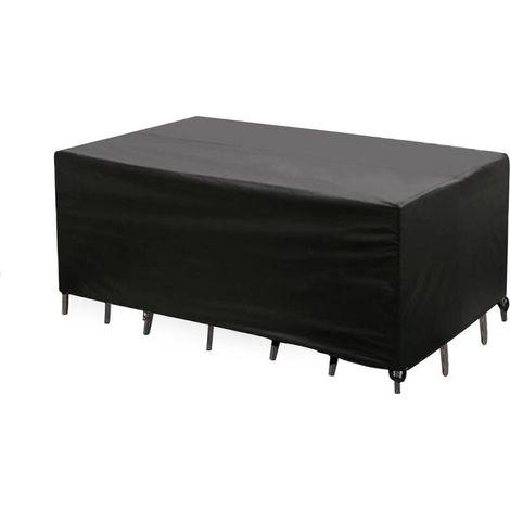 Housse de table de jardin noire 1236172 (1/5)