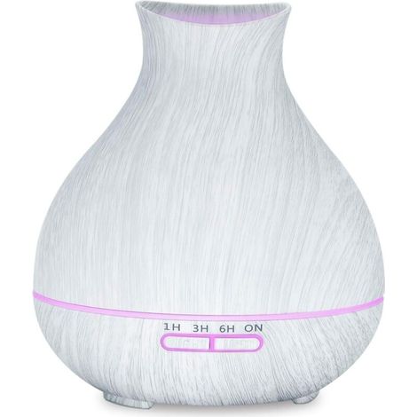 ZOLGINAH Diffuseur d'huile Essentielle de 550 ML,Diffuseurs arômes de Grains de Grains de Bois aromathérapie avec minuterie Humidificateur de Brume Cool pour Une Grande pièce, Chambre à Coucher de béb (1/5)