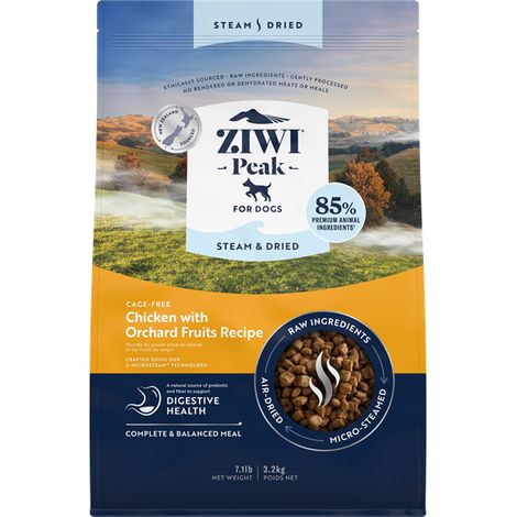 Ziwipeak - Steam & dried Chicken, dog 3,2 kg - (zp081)
