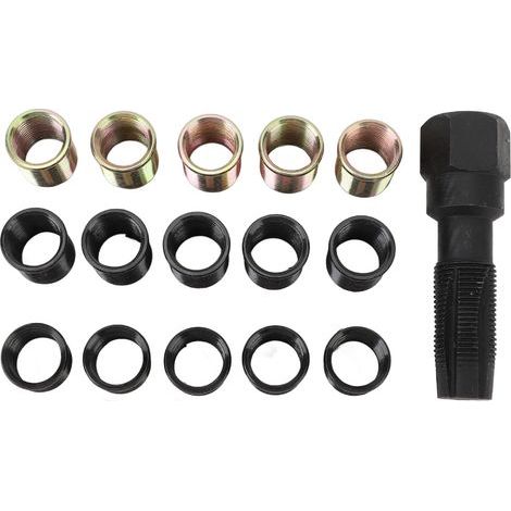 Outil de Réparation de Filetage de Bougie D'allumage Chiciris Carbon Steel M14x1.25 High Strength M16 X 1.25 Tap pour la Réparation du Moteur Automobile (1/5)