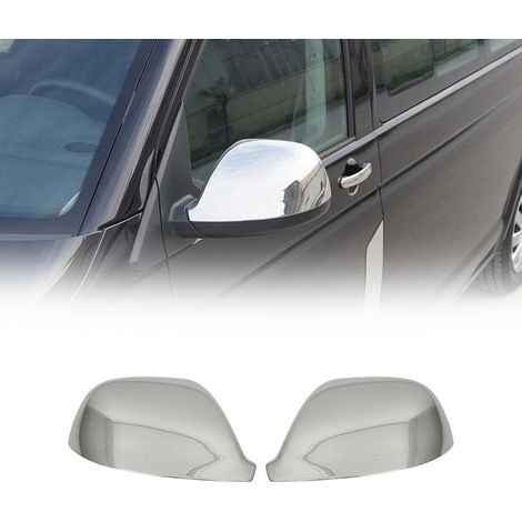 OMAC Coques de Rétroviseurs Compatible avec VW Transporter T5 2010-2015 en Acier ABS Chromé (1/5)