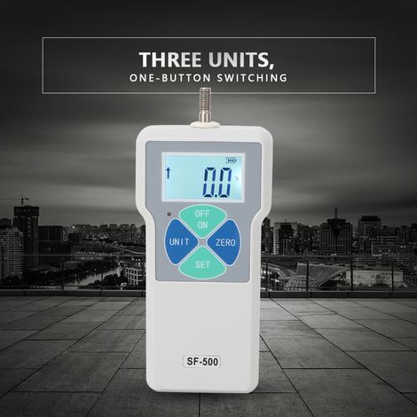 SF-500 Tragbares digitales Zug- und Druckkraftmessgerät 500 N 100-240 V (1/5)