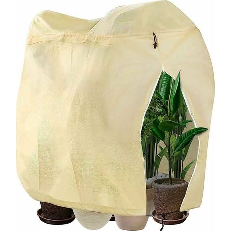 Couverture d'hiver pour plantes, protection hivernale pour plantes, protection contre le gel pour plantes en pot et rosiers (240 200 cm)