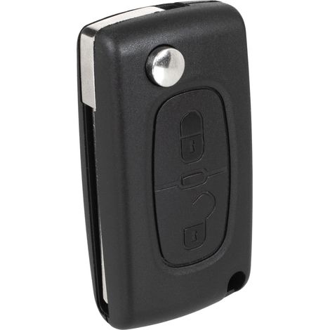 Citroën Berlingo C2 C3 C4 C5 C6 C8 DS3 DS4 Jumpy Xsara Picasso Peugeot 207 307 308 407 607 807 Expert Partner carcasa de control remoto 2 BOTONES (1/5)