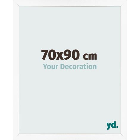 yd. - Cadre photo 70x90 - Blanc Mat - MDF - Bologna (1/5)