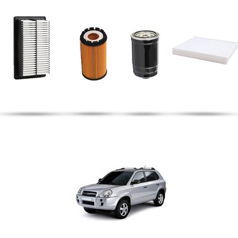 Kit tagliando 4 filtri compatibile con Hyundai Tucson 2.0 CRDI 110kw dal 2009 (1/5)