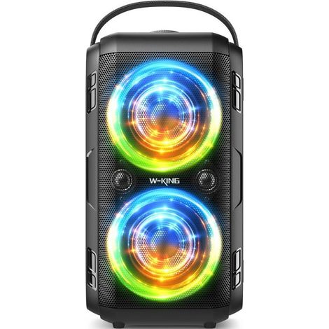 Enceinte Bluetooth - W-KING - T9-2 - 80W RMS (180W pic) - IPX5 - 24h autonomie