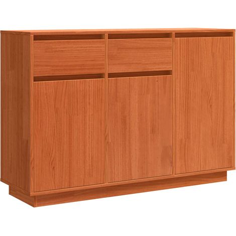 Maison Exclusive - Credenza Marrone cerato 110 x 34 x 75 cm Pino massello