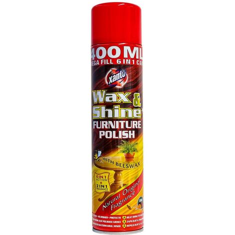 Mousse nettoyante pour meubles XANTO Wax & Shine 400 ml
