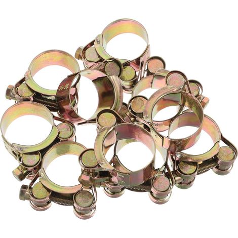 10 pièces Colliers de Serrage T-bolt Inox Renforcés Colliers Robustes Réglables pour Tuyaux Plomberie et Automobile Fixation Anti-corrosion (1/5)