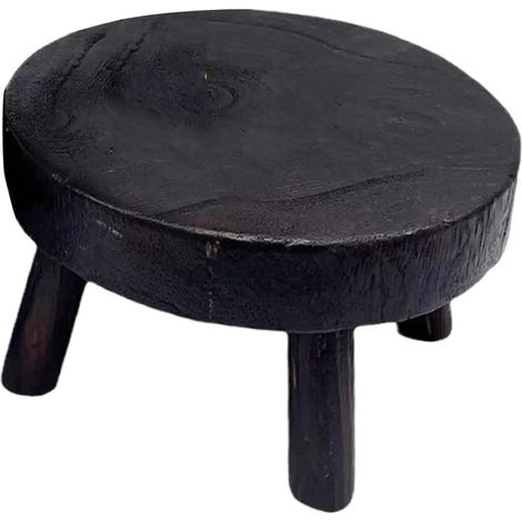 Tabouret dcoratif rustique avec portepot de fleurs 17 cm (1/5)