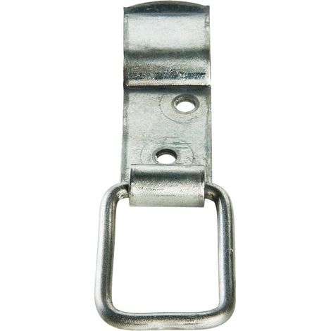 Supp loquet 2 trous inox (1/2)