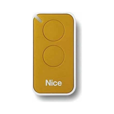 Trasmettitore Telecomando Radiocomando Inti Yellow Giallo NICE INTI2Y Originale (1/5)