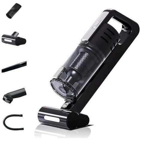 Aspirateur de voiture, chargement sans fil, double usage (voiture et maison), haute puissance, format mini et compact. (1/5)