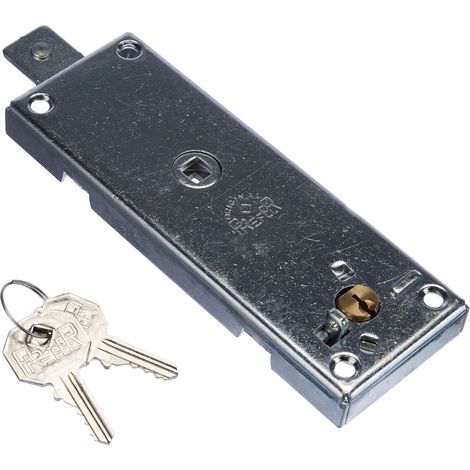 Serratura per Porta Basculante Art B551 Cilindro Tondo Prefer (1/5)