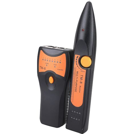 Bardusch-Testeur de réseau RJ11 RJ45 Cat5 Cat6 LAN, testeur de câbles réseau, détecteur de tonalité pour câbles téléphoniques, localisateur de lignes TM-8 (1/5)