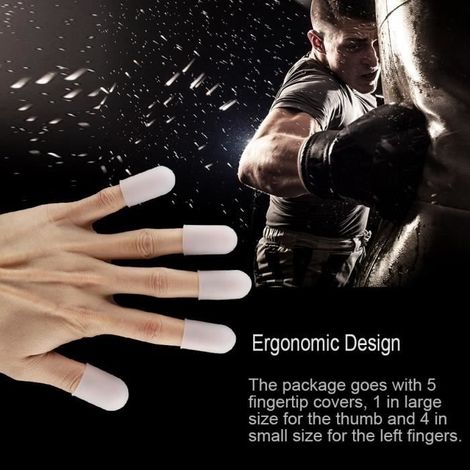 Protège-doigts en silicone - YAP - HB031 - 5 pièces - Ergonomique - Réutilisable (1/4)