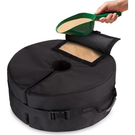 (Sandlos) 40 x 20 cm Bodengewichtssack für Strand- und Terrassenzelte