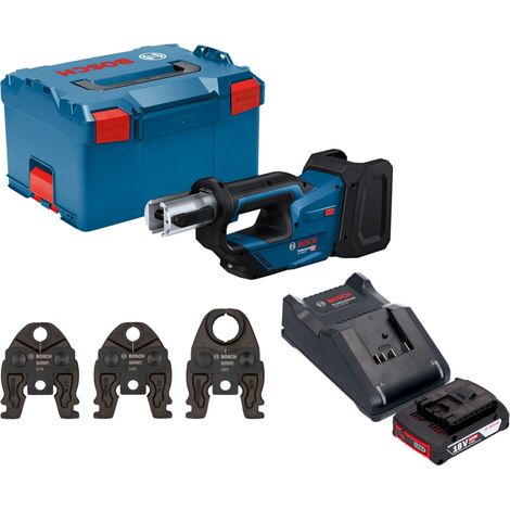 Bosch 06019M2003 GPT 18V-19 Utensile a pressione a batteria, L-BOXX 238, Kit U - senza batteria - senza caricabatterie + L-BOXX 238 (1/5)