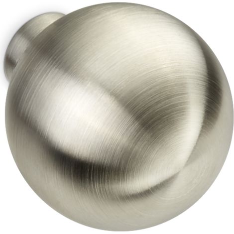 SO-TECH - Bouton de meuble EK08 Gris II - Ø15 mm - Hauteur 18 mm - Inox brossé - Pour cuisine, armoire, commode, tiroir (1/5)