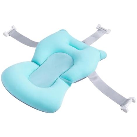 Hamac De Bain Pour Bébé Antidérapan, Coussin De Bain Pliable Pour Baignoire, Avec Boucles Et 3 Ceintures De Sécurité, Pour Bébé 0 À 24 Mois (1/5)