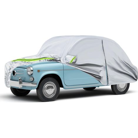 Vollgarage Autoabdeckung für Jagst 600/770 1955-1969 (2-Türer), wasserdicht, atmungsaktiv, silber (1/5)