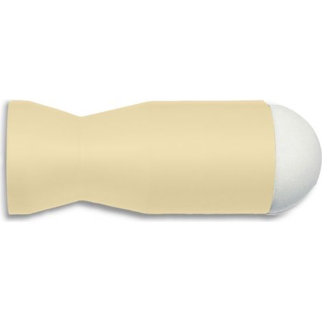 Butoir mural en plastique type Civilon diamètre 27 mm longueur 70 mm beige en sachet de 5 - CIVIC INDUSTRIE (1/2)