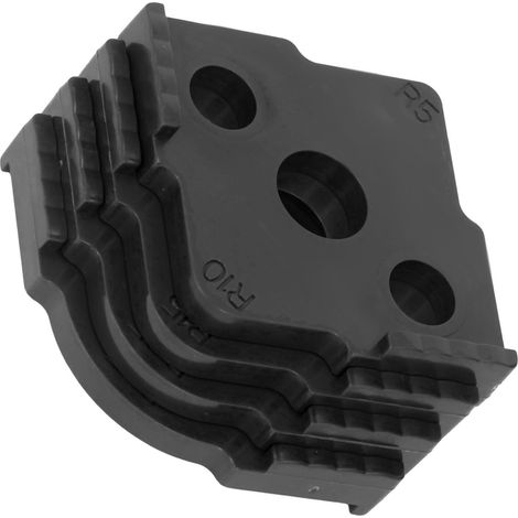 Gabarit de rayon de 4 pièces pour défonceuse, en ABS résistant à l'usure, pour le travail du bois. Gabarit d'angle à rayon demi-arrondi, positionneur noir. (1/5)