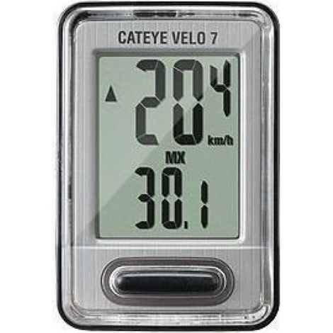 Compteur Velo - 7 Fonctions - Ecran Grand Format - Configuration Preprogrammee Pneus - Poids 28 G