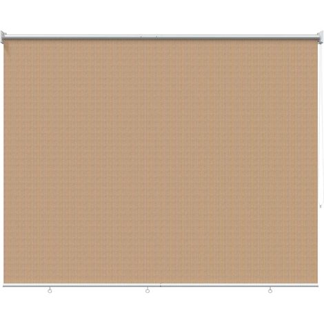 Maison Exclusive - Store roulant d'extérieur 125 (l) x 230 (H) cm beige (1/5)