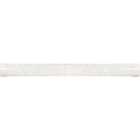 PLAFONIERA TUBO LED PRISMATICA 10W - 6500K mm.300 x 24 x 76 mm (1/2)