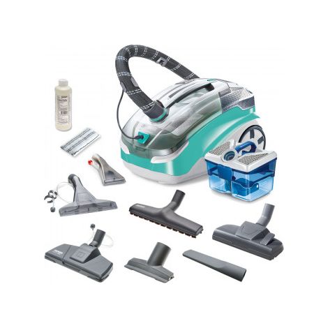 Aspirateur laveur 1700W pour sols délicats – Filtration par eau HEPA – Nettoyage humide et sec – 11m de rayon d'action – Thomas (1/9)