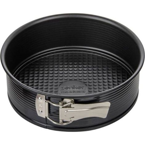 Moule charnière moule à manqué, moule gâteau, moules à pâtisserie, moule rond, moule à gâteaux rond, Acier, Noir,20 x 20x YYV (1/5)