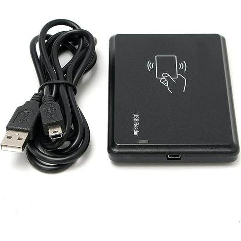 Lettore di smart card con sensore di prossimità RFID, USB, 125 kHz, EM4100 (1/5)