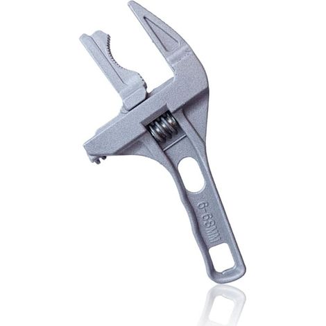 Llave inglesa ajustable, llave inglesa ajustable de aluminio de gran apertura, llave inglesa para baño de 6-68 mm, llaves inglesas ajustables para apretar y aflojar pernos y tuercas. (1/5)