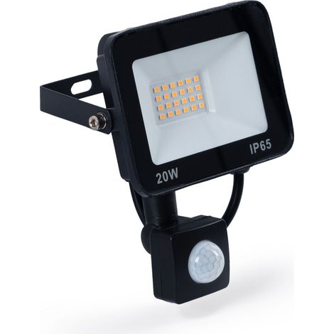 Barcelona Led – Projecteur à détecteur de mouvement 20W – IP65 – Blanc froid – Capteur PIR réglable – Distance de détection 3-8m – Angle d'ouverture 120° (1/5)