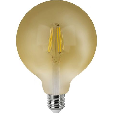 Lampadina LED a filamento globo E27 G125 (6W 2200K 600lm) IP20 Ø12x19cm stile vintage