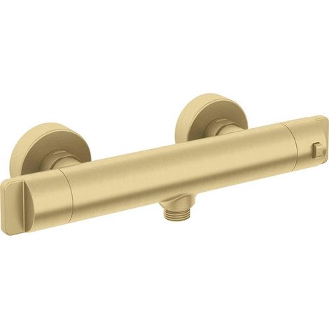 Deante Thermostatischer Duscharmatur in elegantem gebürstetem Gold