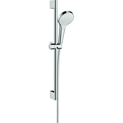 Hansgrohe Croma Select S - Conjunto de ducha 1jet 0,65m, blanco/cromo 26564400 (1/2)