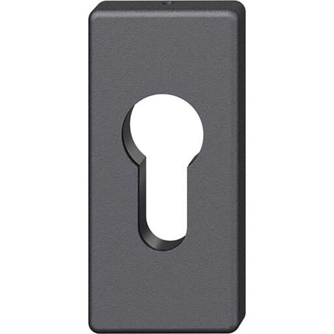 Manilla de puerta fsb 17 1778 aluminio cuadrado mate