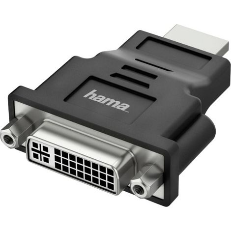 Hama 00200339 DVI / HDMI Adaptateur [1x mâle anglaise - 1x HDMI mâle] noir (1/2)