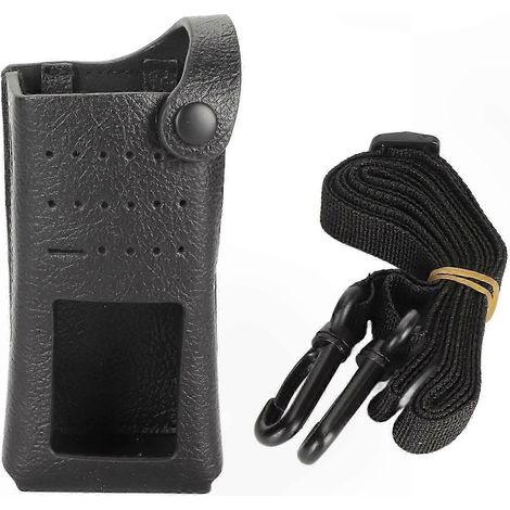Étui de protection en cuir pour talkie-walkie Xir P6620 DP2600, housse robuste compatible avec les modèles Motorola, pochette rigide et légère (1/5)