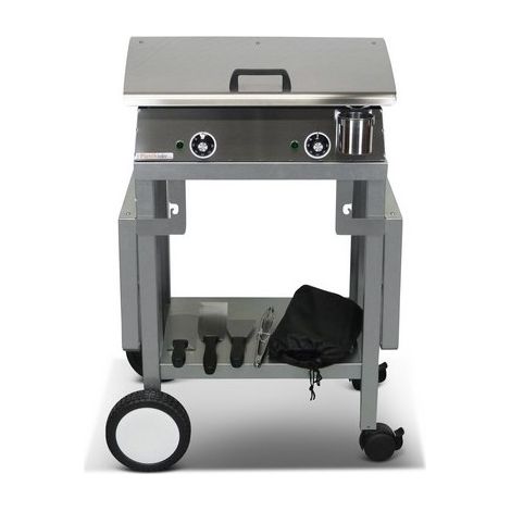 Pack plancha électrique PLANCHAELEC LUX 600 INOX - CHARIOT MONCEAU (1/4)
