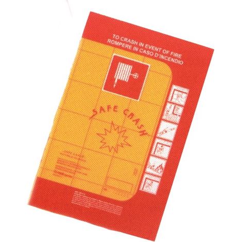 Lastra per cassetta safe crash resistente anti UV 50x55 cm