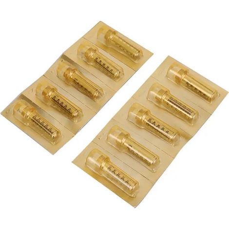 Dispositif jetable sans aiguille pour le traitement des poches et des rides des yeux, lot de 10, tête d'ampoule de 0,5 ml. (1/5)